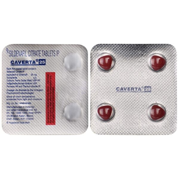 Caverta 25 mg Tablets